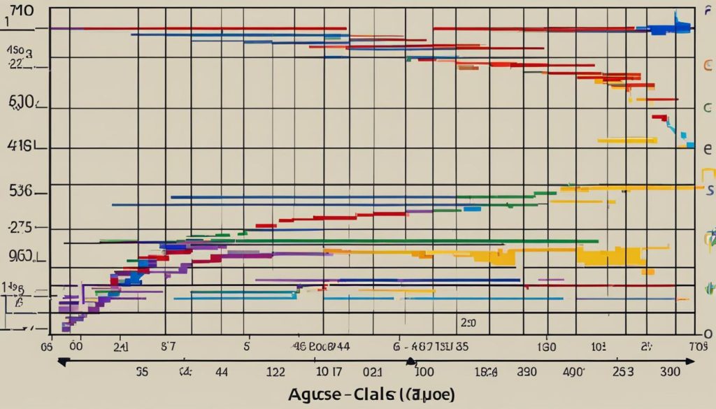 níveis de glicose em diferentes idades